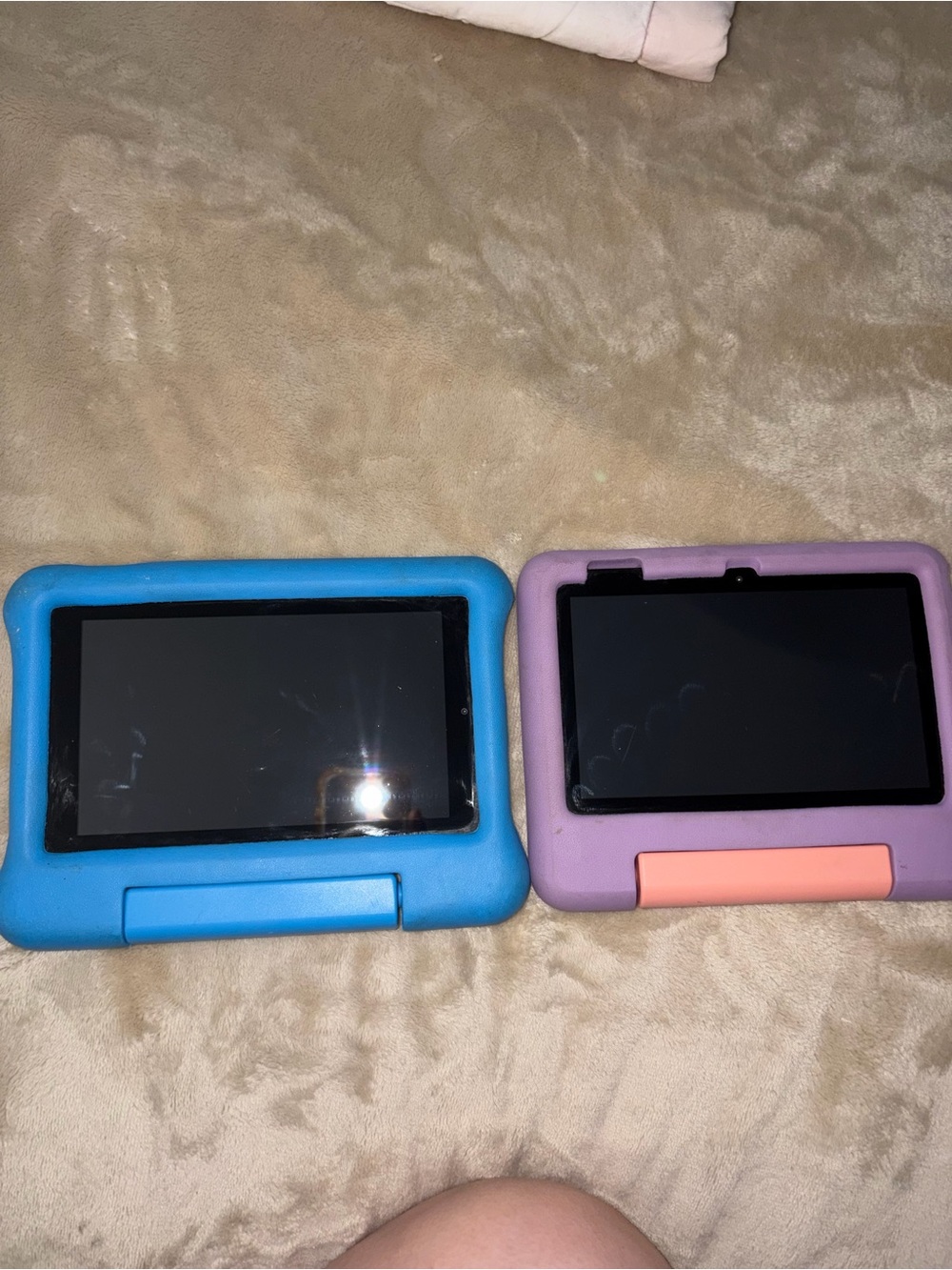 Amazon Kids Tablet Duo with Blue and Lavender Protective Cases